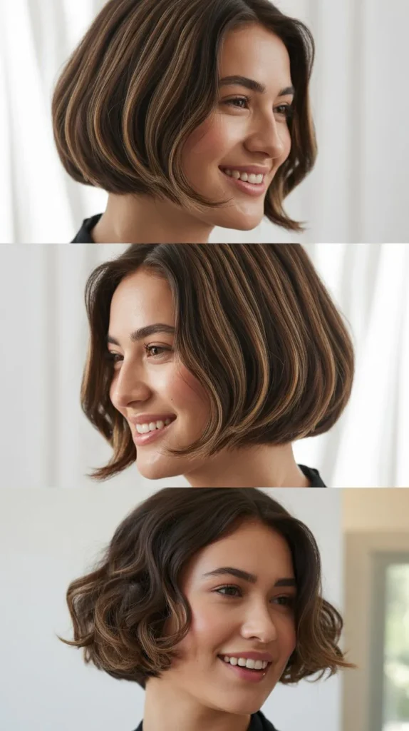 Graduated Stacked Bob Wedge