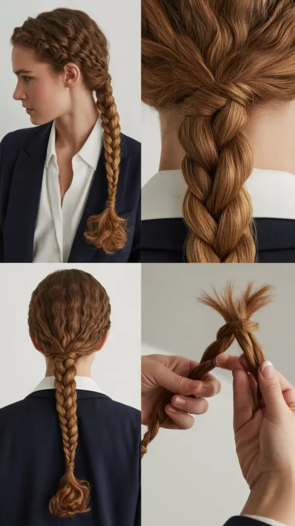 The Rope Braid Ponytail