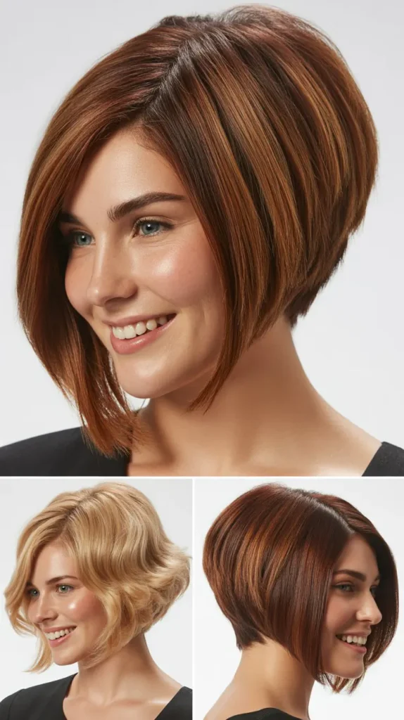 Asymmetrical Stacked Bob Wedge