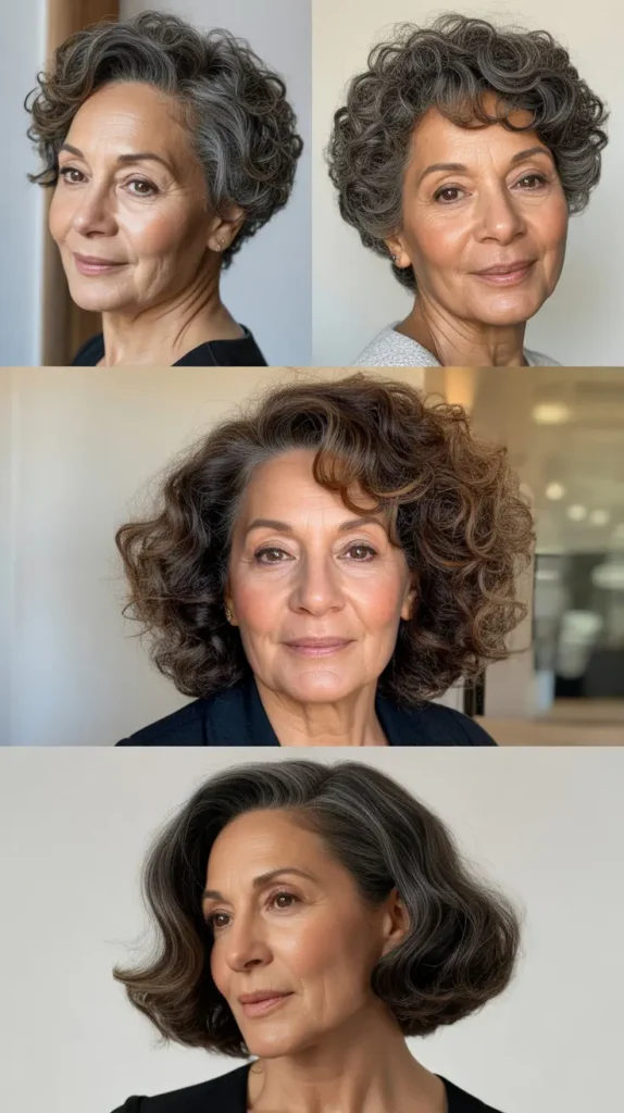 Curly Wedge with Tapered Ends