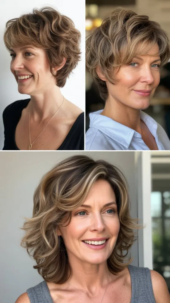 Shaggy Stacked Wedge Bob