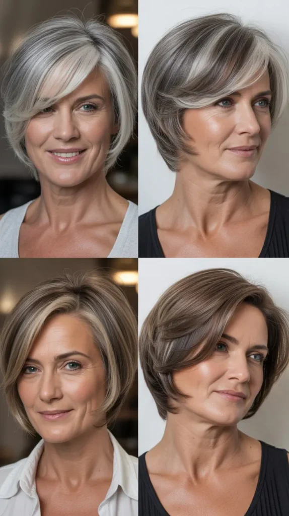 Asymmetrical Stacked Wedge Bob