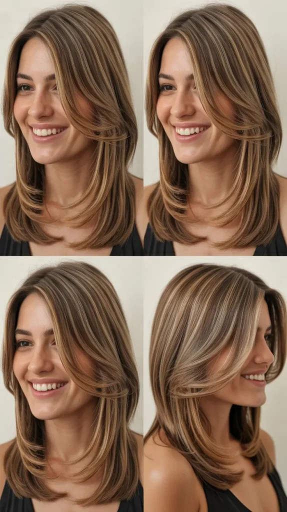 Long Wedge with Face-Framing Highlights