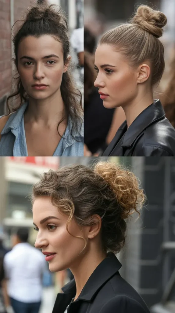 The Half-Up Space Buns