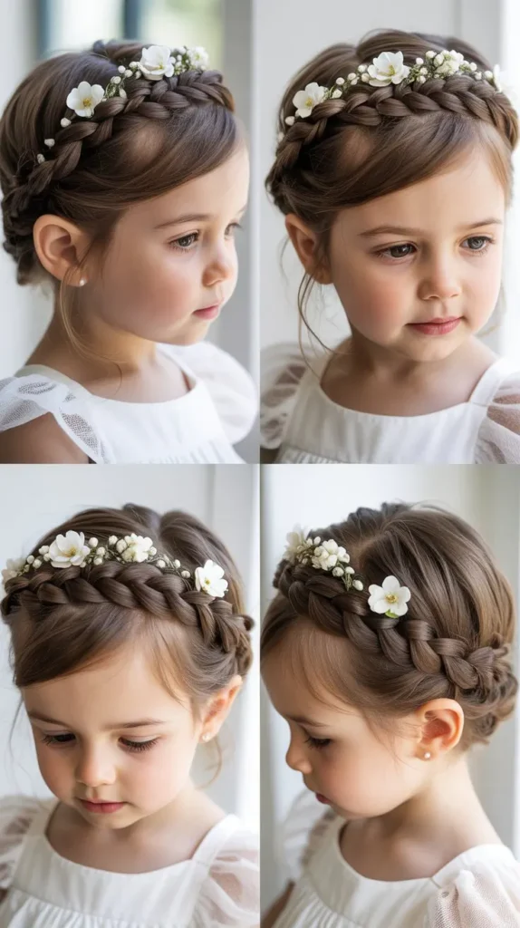  Mini Crown Braids
