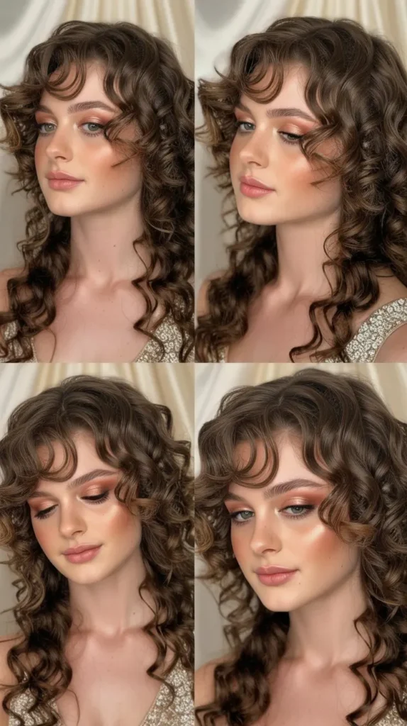Bouncy Curls with Volume