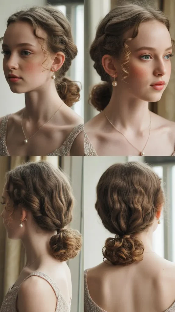 Twisted Low Ponytail