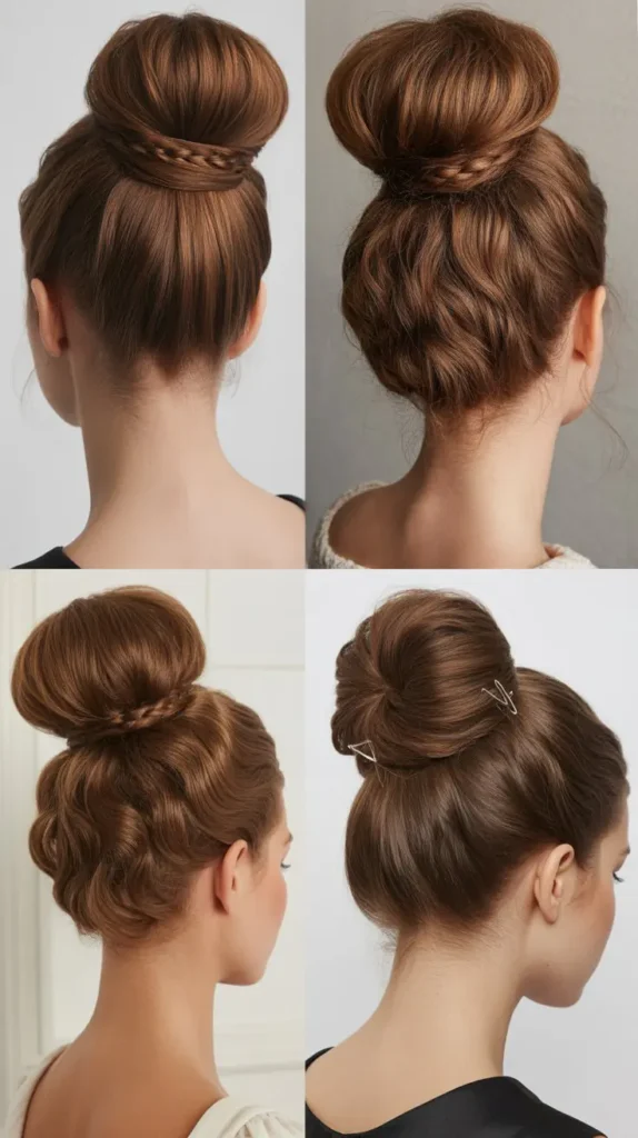 Classic High Bun Elegance