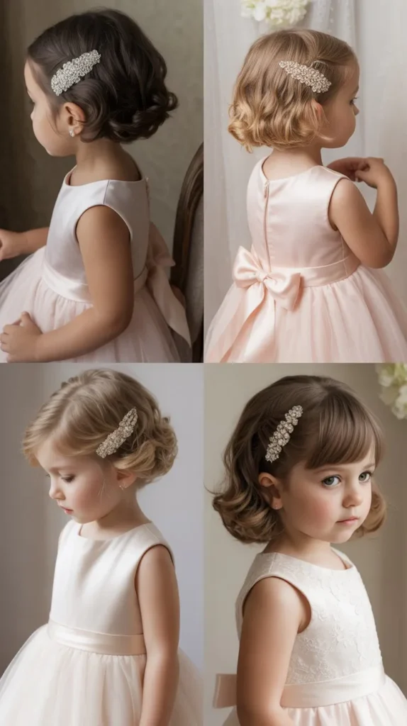 Glitter Hair Clips Style