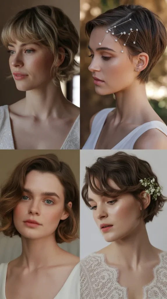 Short Hair with Soft Bangs