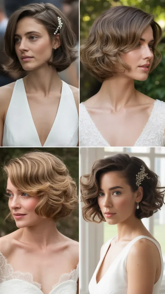 Textured Layered Bob with Volume