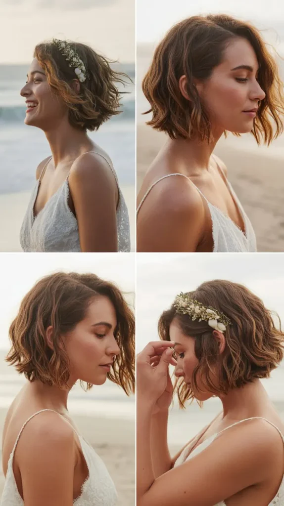 Tousled Beach Waves for Short Hair