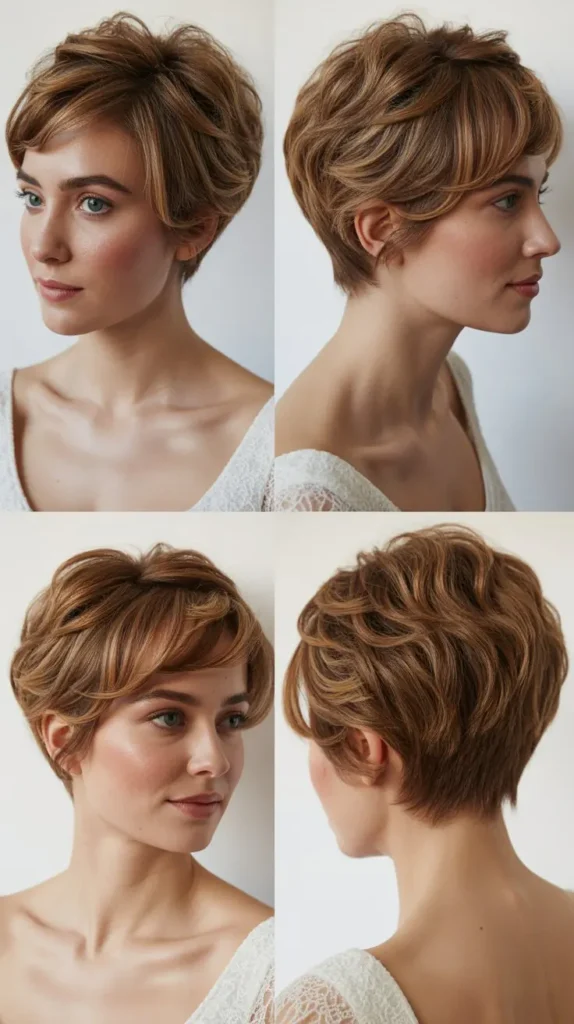 Chic Bridal Pixie Volume