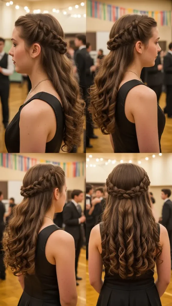 Half-Up Twisted Crown