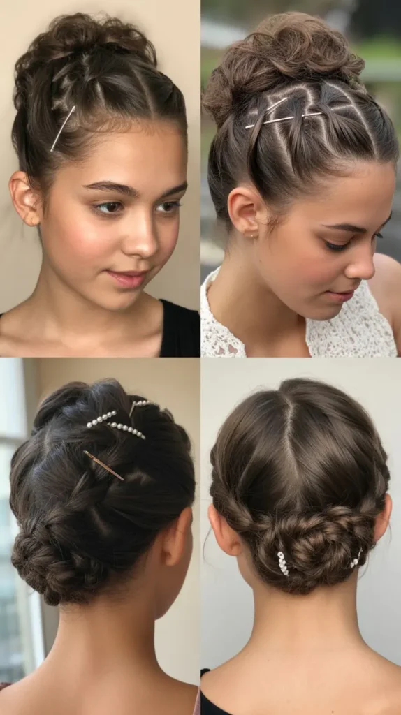 Criss-Cross Pin Updo