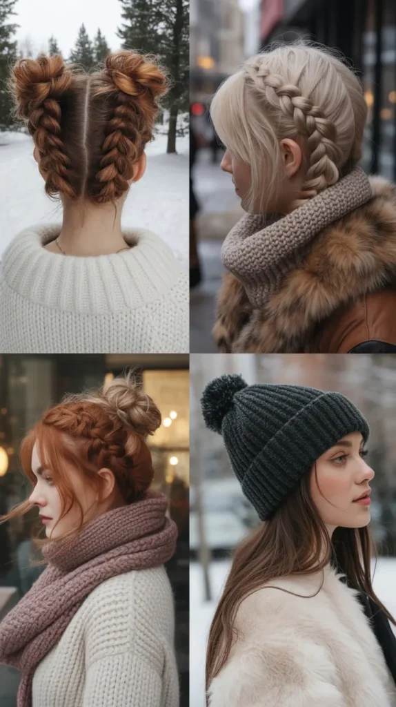 Braided Space Buns
