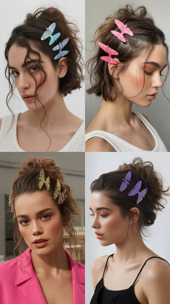 The Butterfly Clip Half-Up