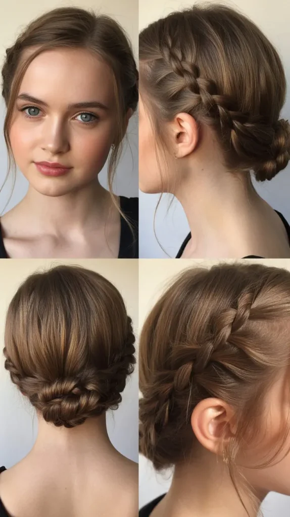 Side Braided Updo