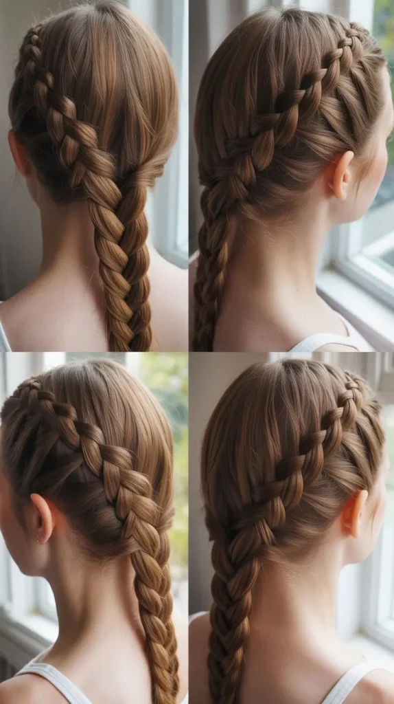 Classic Side Part French Braid