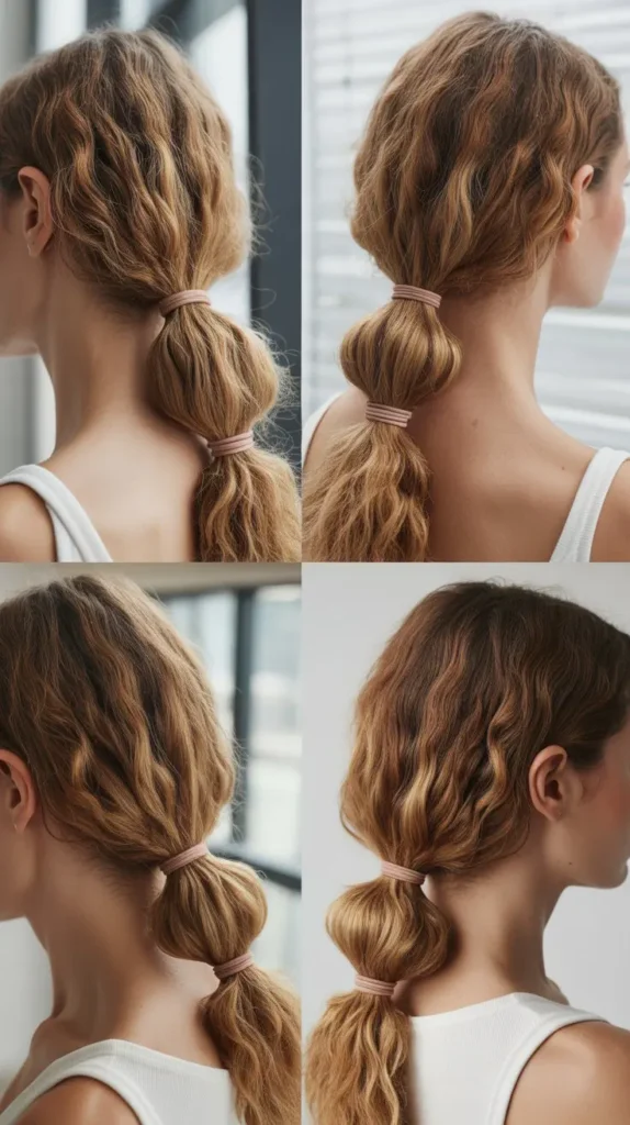The Bubble Half-Ponytail
