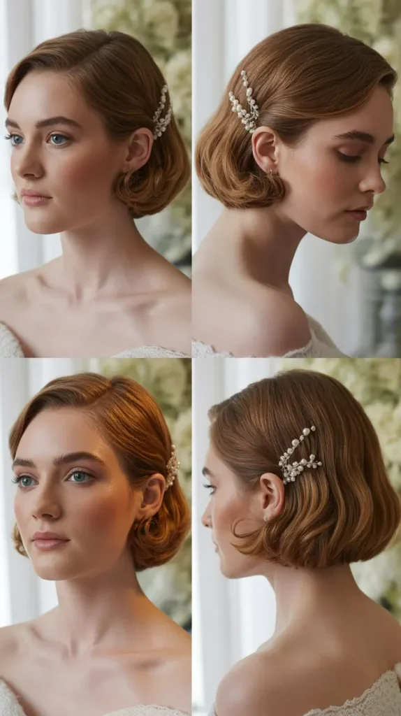 Elegant Pinned Back Bob