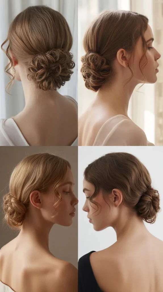 Pinned Curl Updo