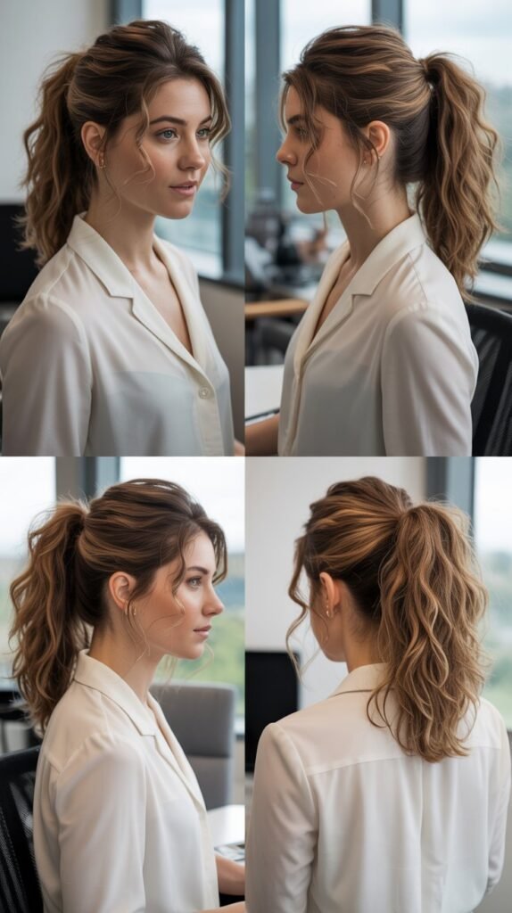 The Textured High Ponytail