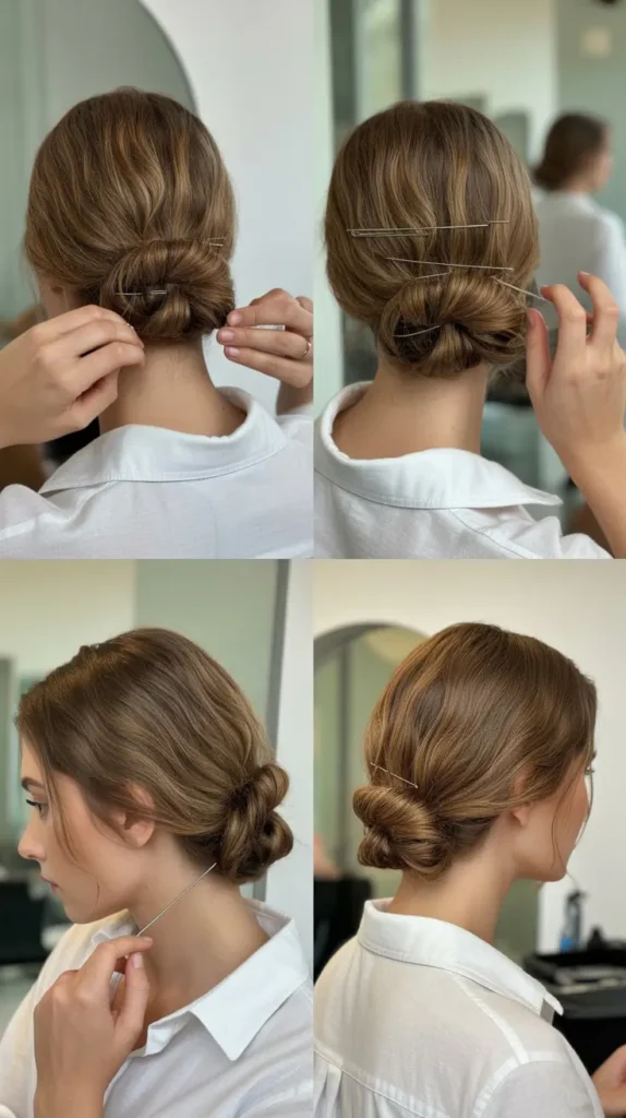 The Strategic Bobby Pin Updo That Looks Like It Took Time
