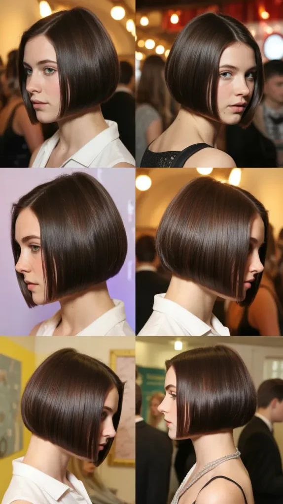 Blunt Bob with Shine Finish