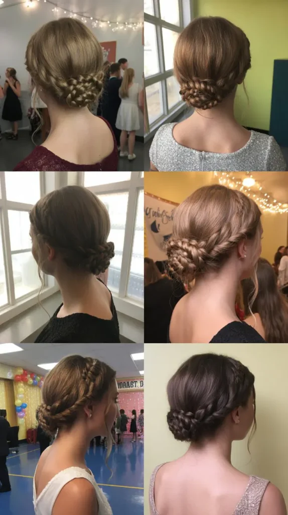 Braided Twisted Updo