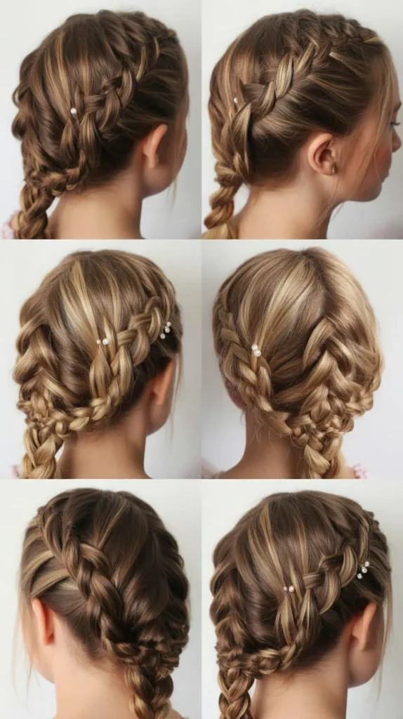 Layered Braided Look