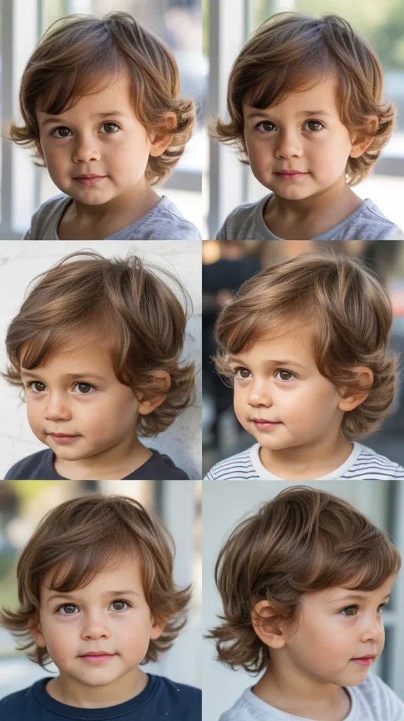 Layered Medium-Long Toddler Haircut