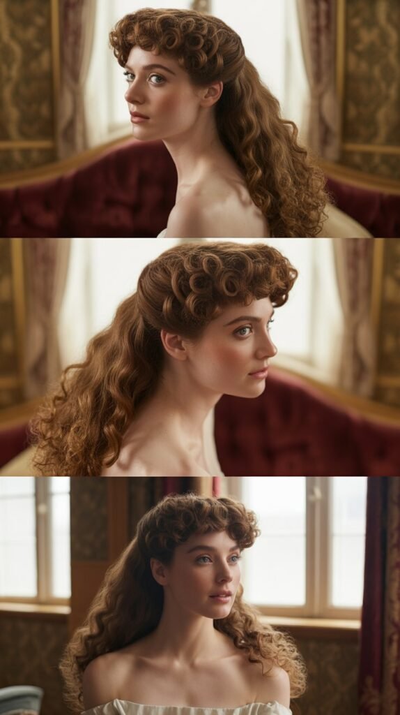 The Side-Parted Ringlet Drape