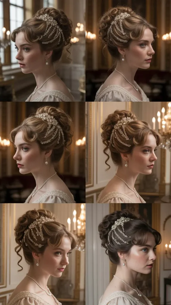The Elaborate Regency Ball Updo