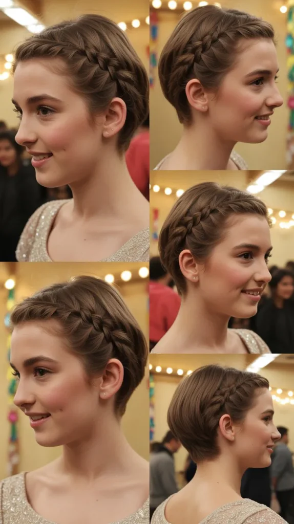 Side Braided Pixie