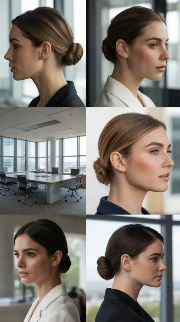 The Sleek Low Bun