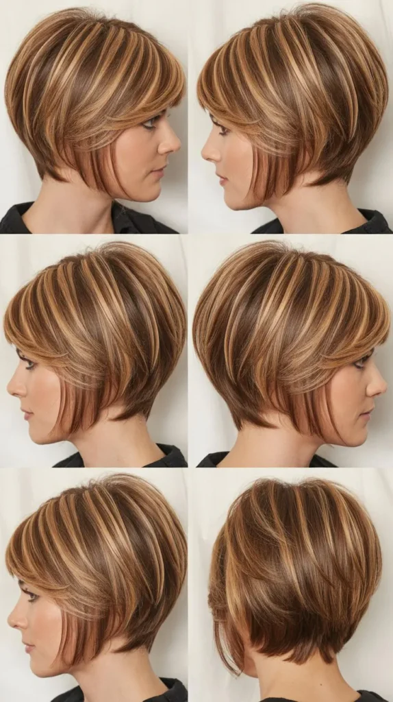  Short Wedge with Highlights and Layers