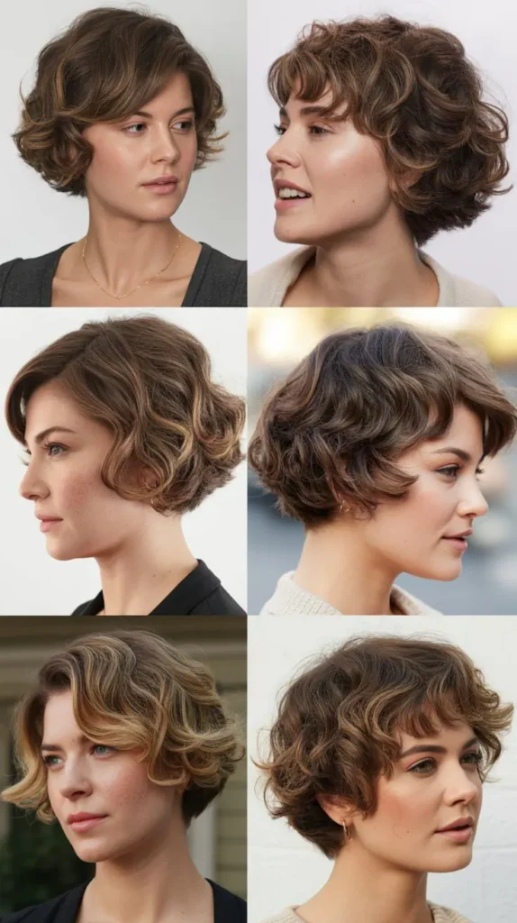 Short Wedge with Tousled Waves