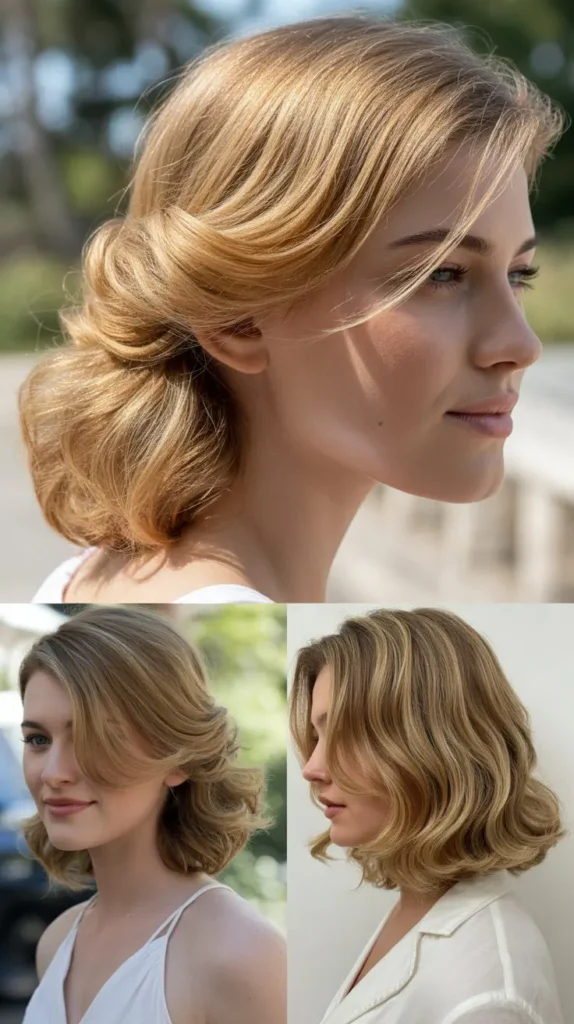 Pulled-Back Beach Waves