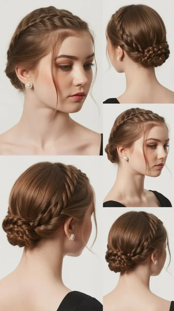 Low Braided Bun