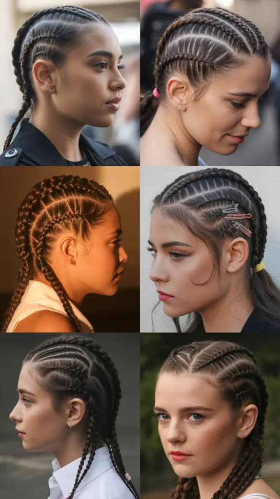 Statement Braided Mohawk