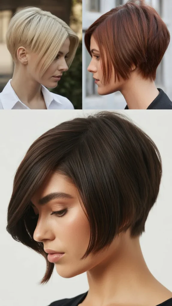 Short Wedge with Deep Side Part