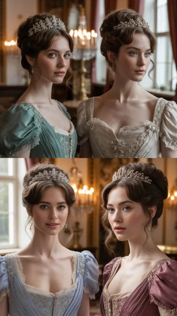 The Soft Pompadour with Tiara