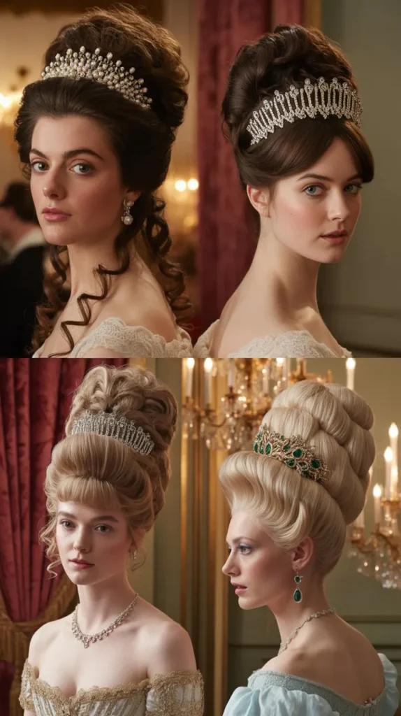 The Voluminous High Updo with Jeweled Tiara