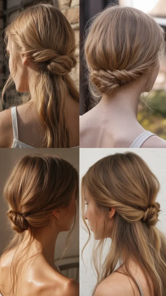 Half-Up Twisted Crown