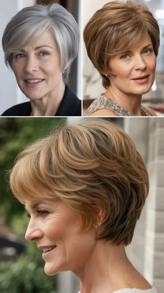  Short Wedge with Layers at the Back