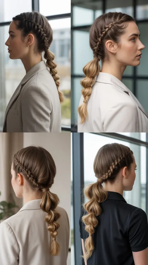  The Rope Braid Ponytail