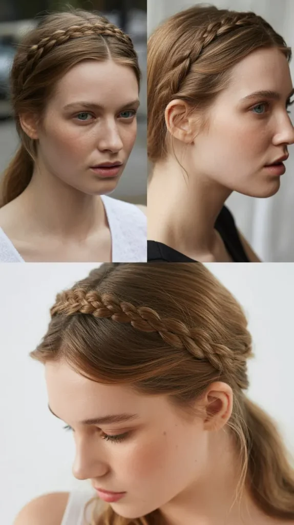 Knotted Headband Braid