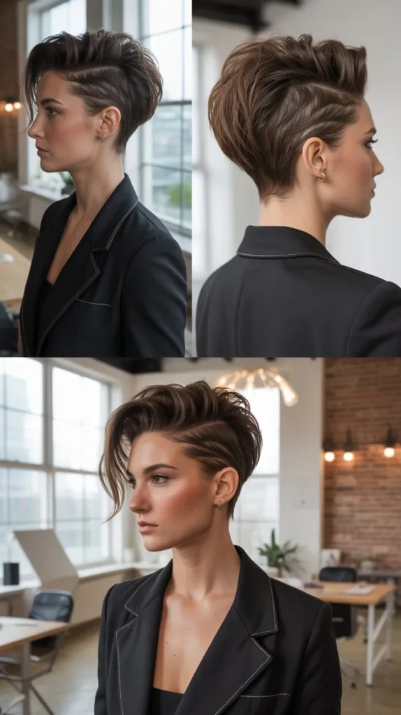  The Faux Hawk Updo