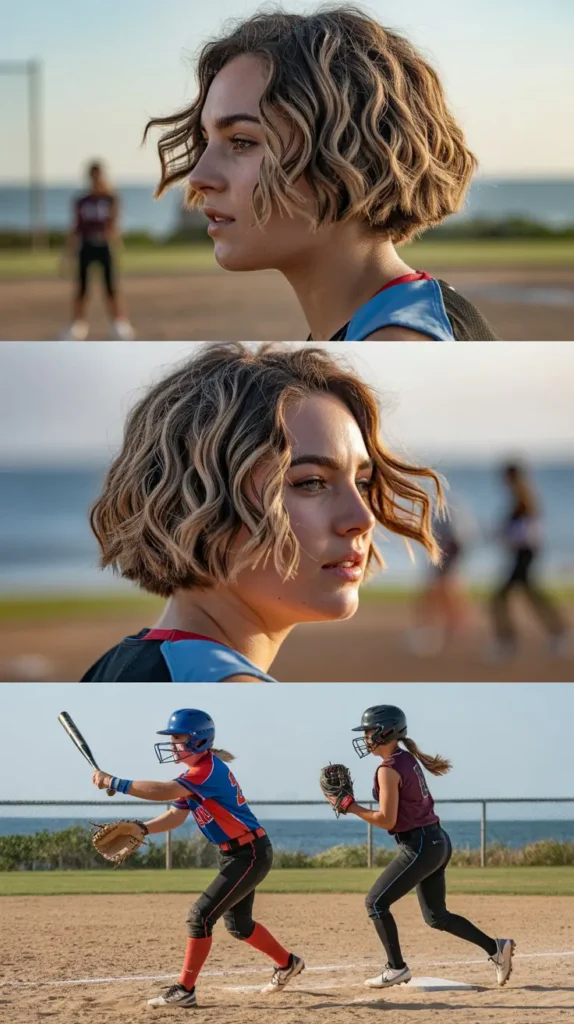 Short Wavy Bob With Sea Salt Spray